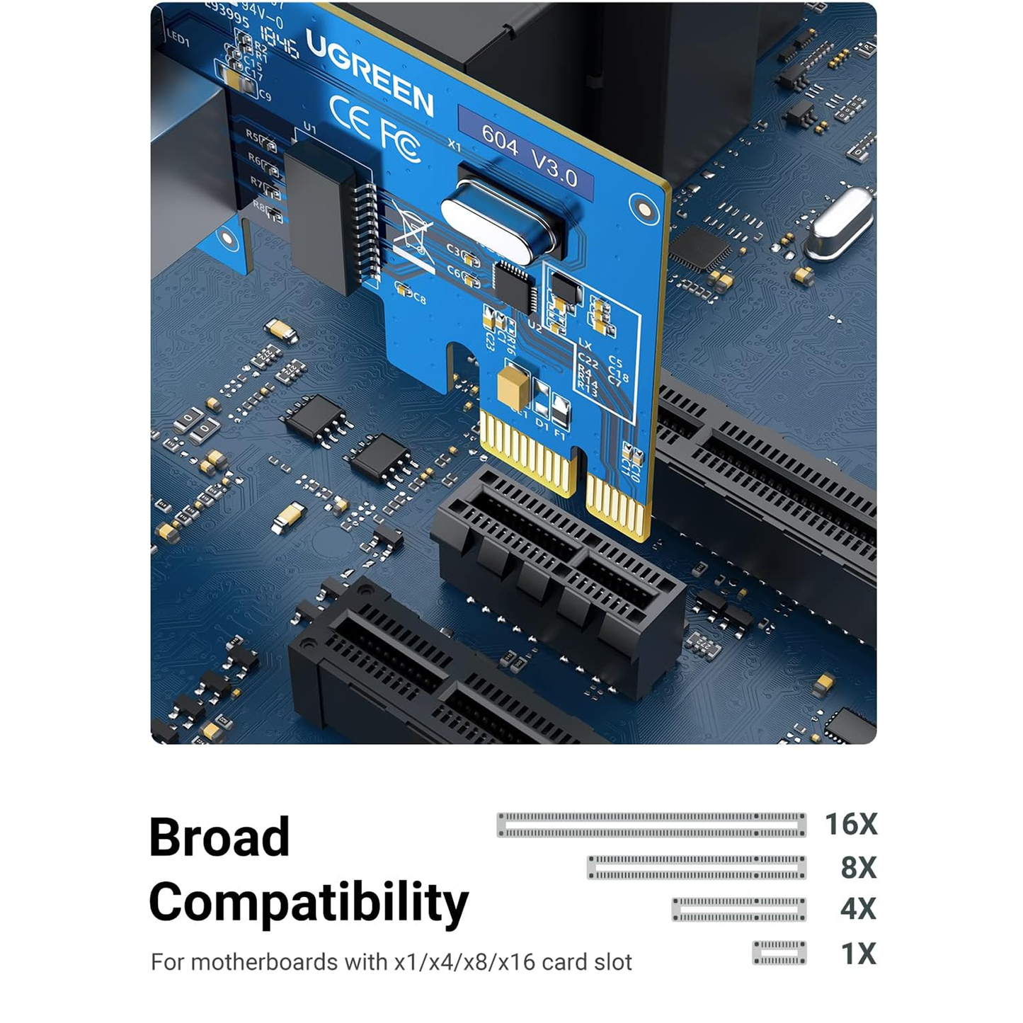 UGREEN PCI Express 1000Mbps PCIe Network Card / 30771