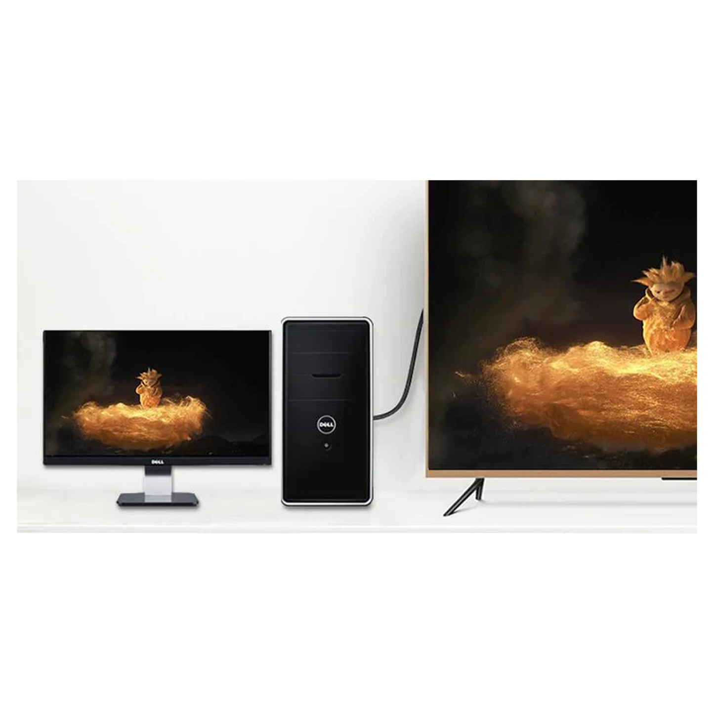 UGREEN DVI (24+1) Male to VGA Male Cable 1.5m - 30838