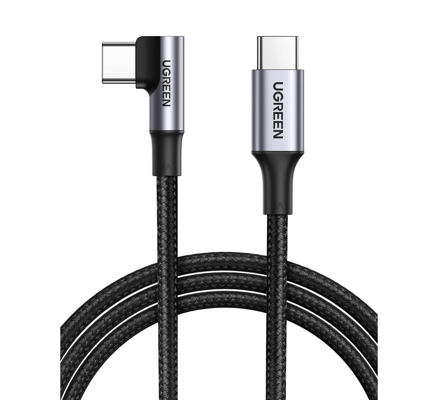 UGREEN 100W Right Angle USB C to USB C Fast Charging Cable / US334