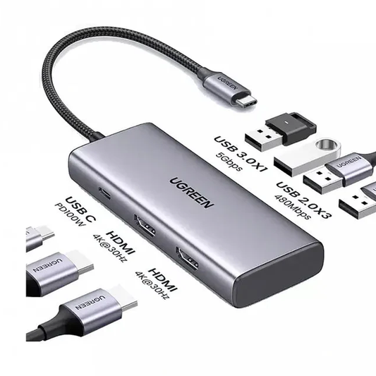 Ugreen 7 In 1 Usb C Multifunctional Adapter / 35897