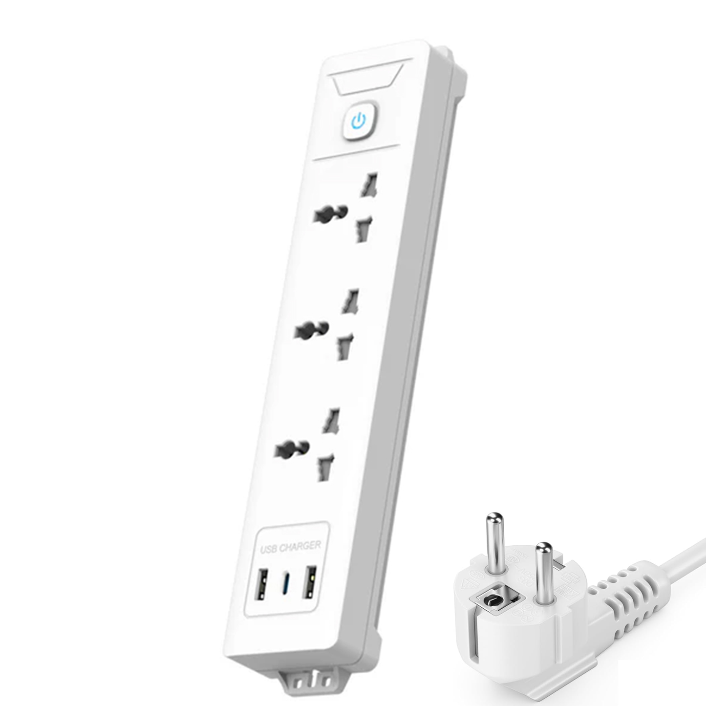 وصلة كهرباء لينكوم  3 مداخل ( خيارات متعددة بالطول وشكل الفيش و مداخل الشحن)