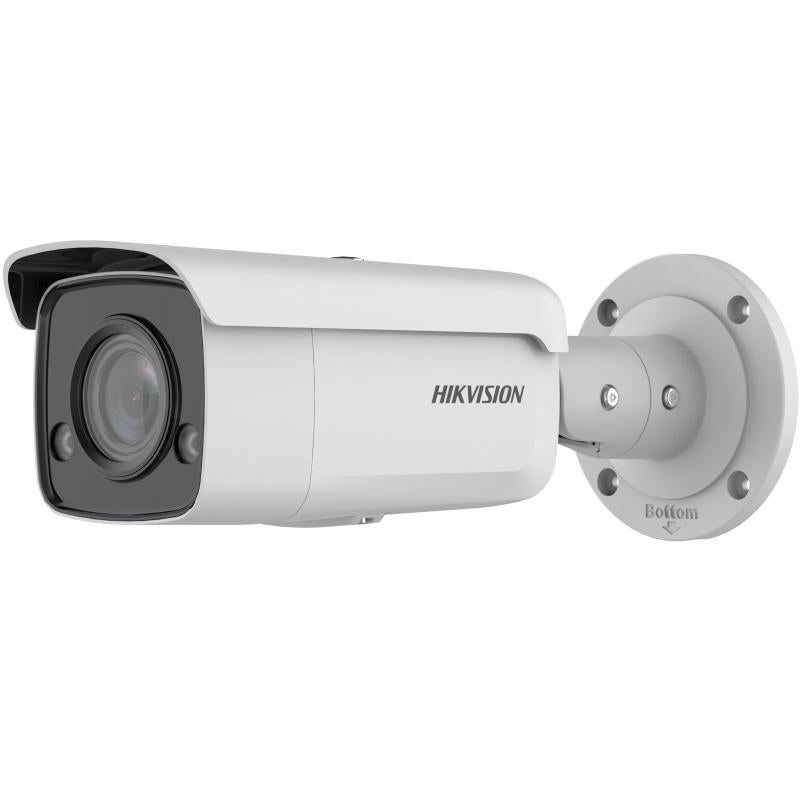 IP كاميرا شبكية خارجي ثابتة كلرفو ملون بدقة 8 ميجابكسل | Hikvision DS-2CD2T87G2-L