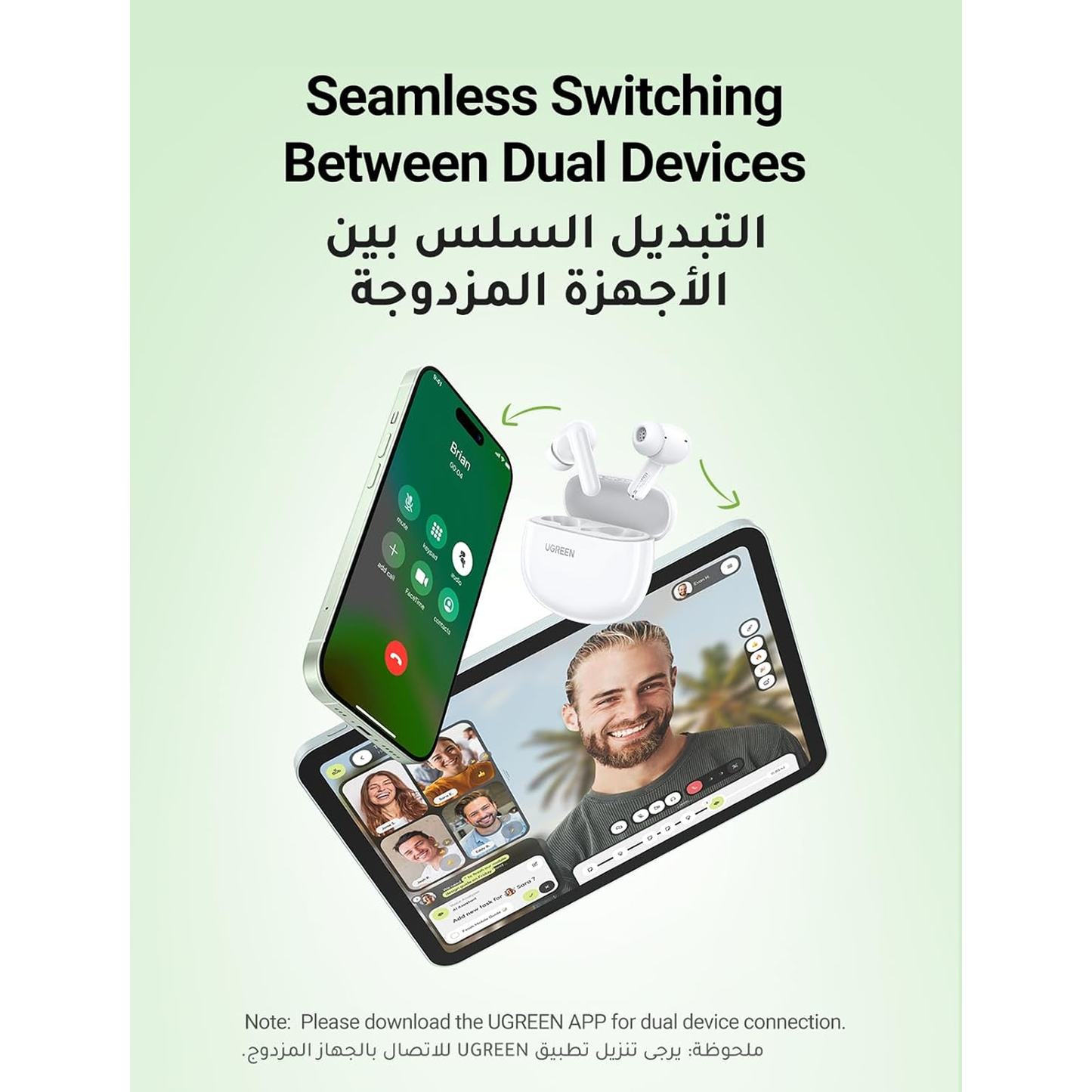 UGREEN HiTune P3 True Wireless Earbuds (WS207 - 45110)