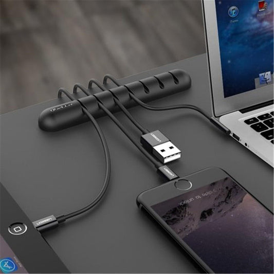 UGREEN Self-Adhesive 7 Cable Organizer Black /50320