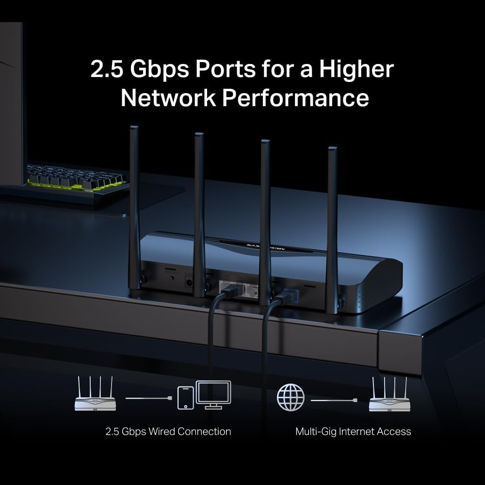 Mercusys MR27BE | BE3600 Dual Band Wi-Fi 7 Router