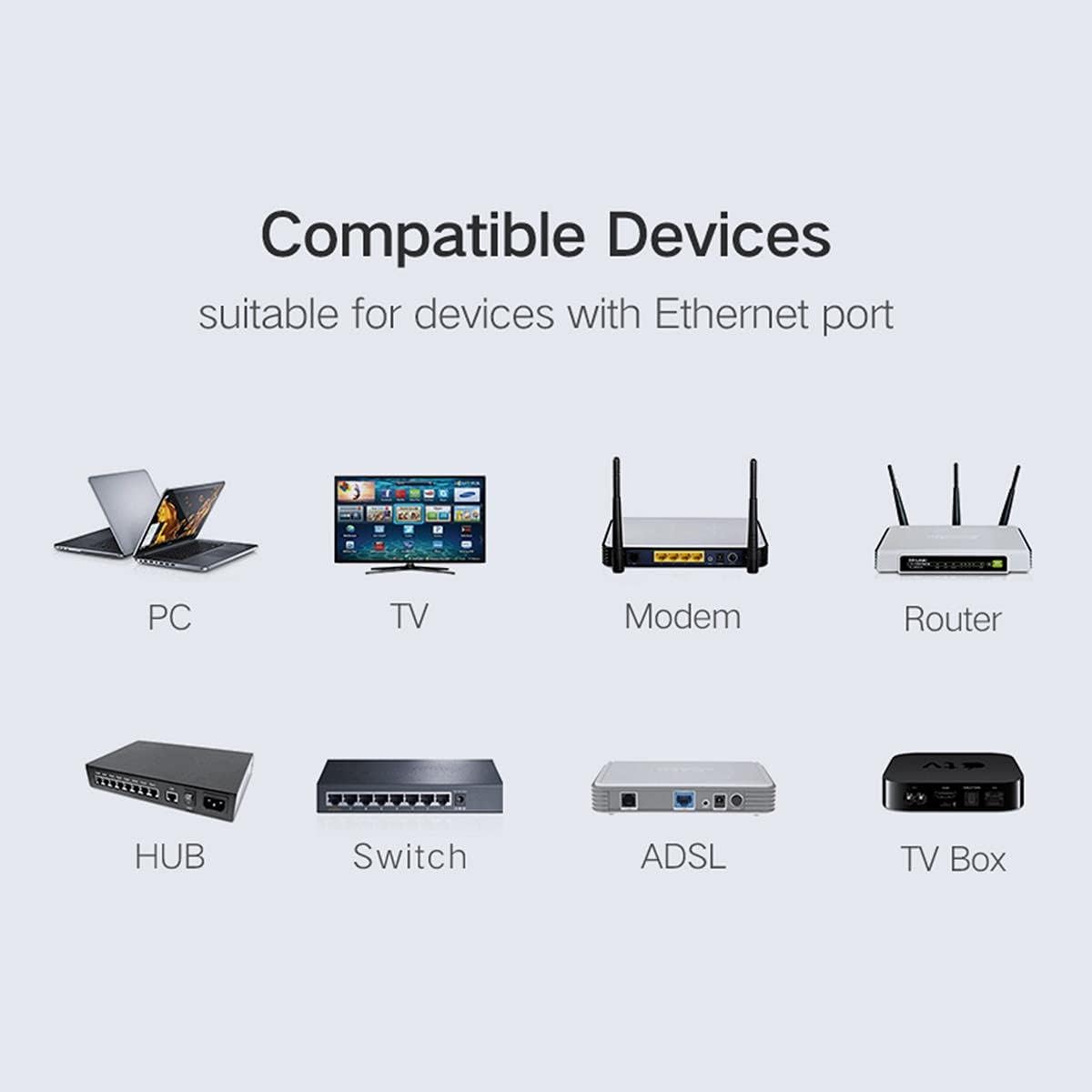 UGREEN Cat 6 Shielded Crystal Head (10Pack-50 Pack-100Pack) - NW111