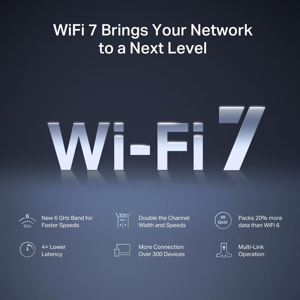 Mercusys MR47BE | BE9300 Tri-Band Wi-Fi 7 Router