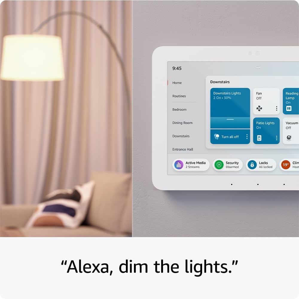 Amazon Echo Hub | لوحة تحكم منزلية ذكية مقاس 8 بوصات مع Alexa 