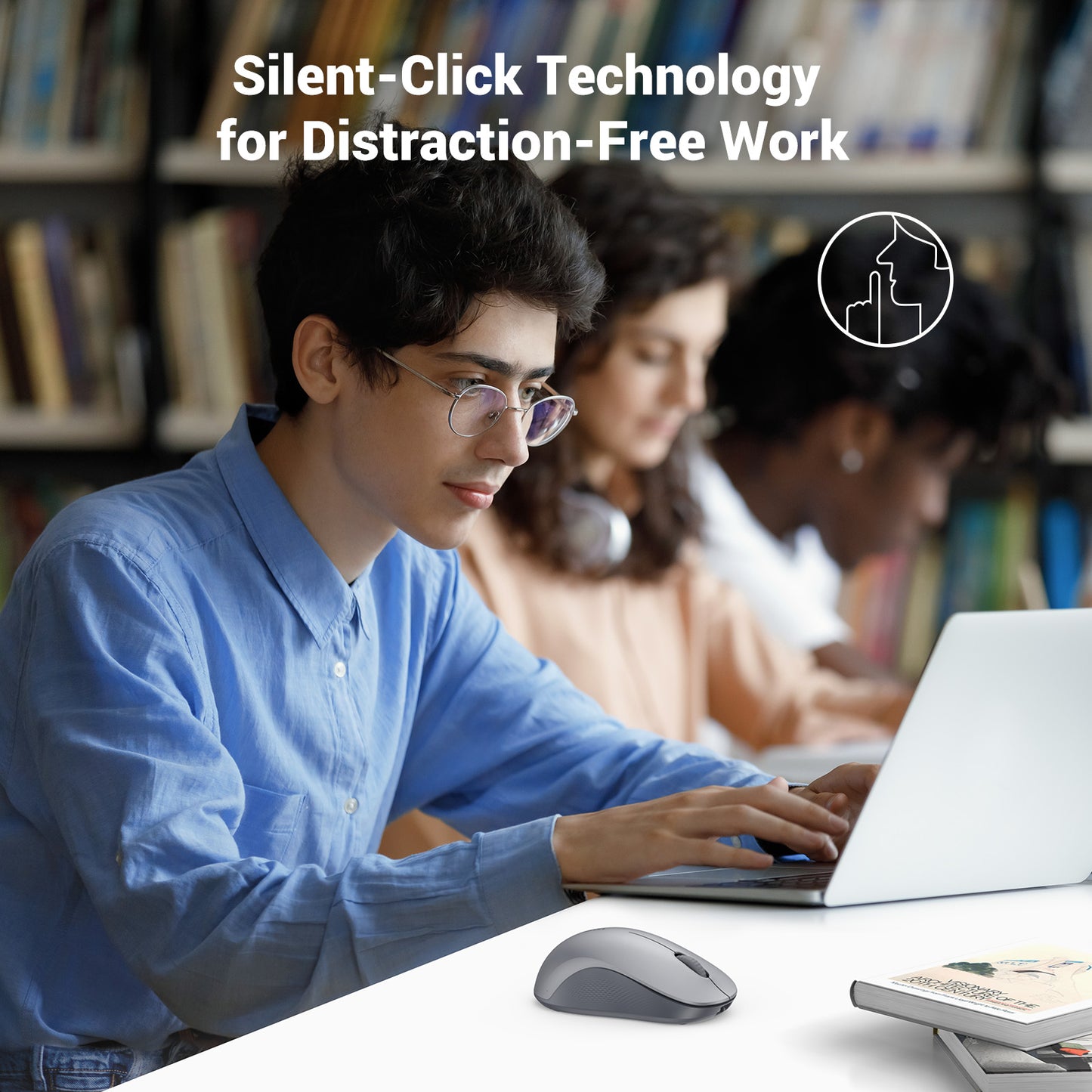 UGREEN Multimode WRLS Mouse 2.4GHZ Bluetooth (Black) / 65773