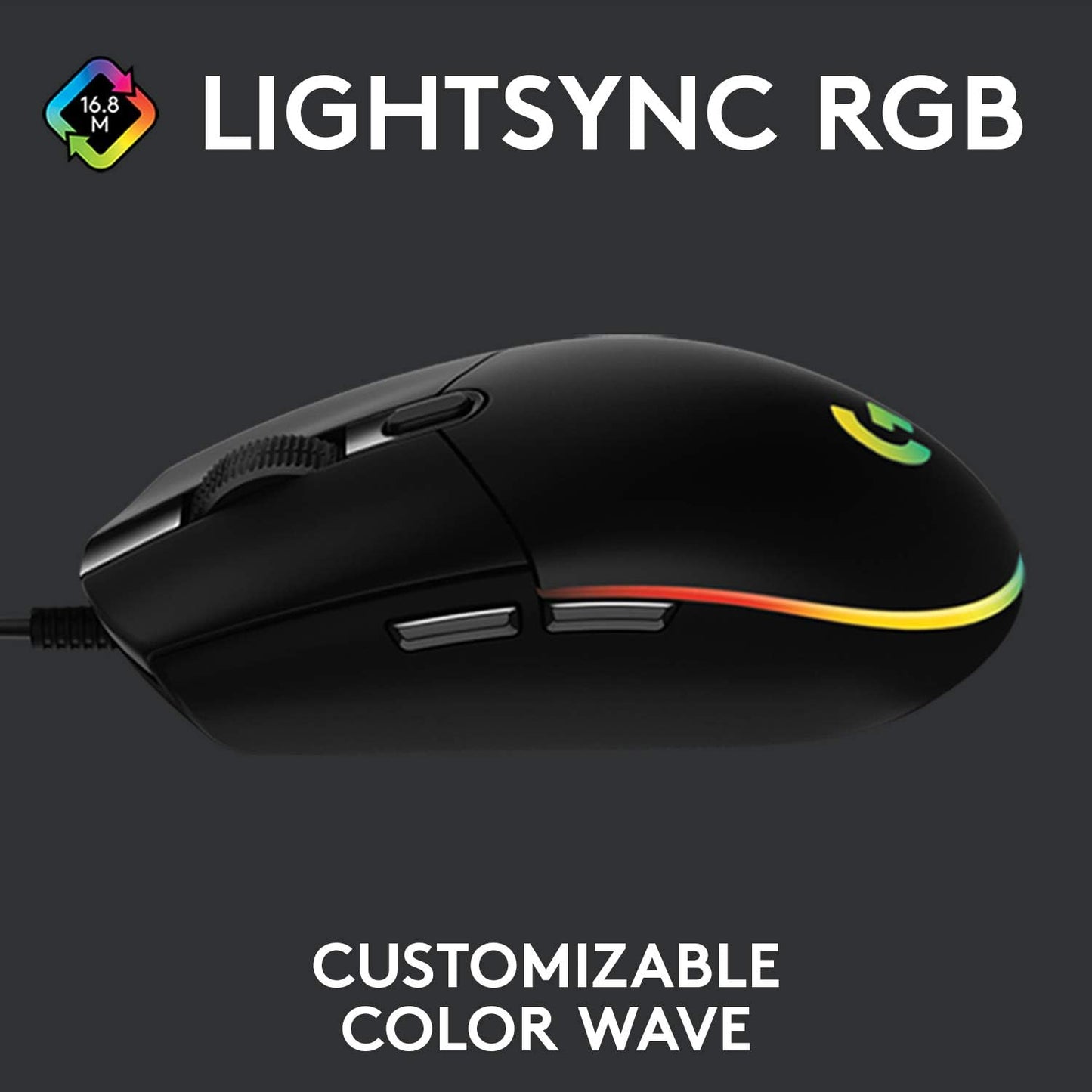 Logitech G102 LIGHTSYNC RGB 6 Button Gaming Mouse