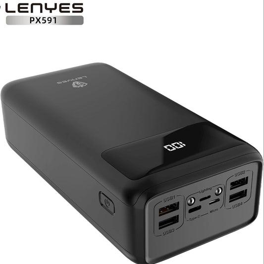 LENYES Power Bank Super capacity - 50000mAh - PX591