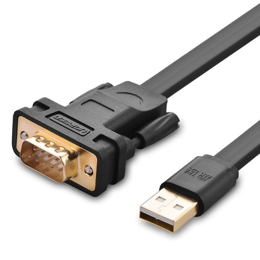 UGREEN USB 2.0 to DB9 RS-232 Adapter Flat Cable 2m - 20218