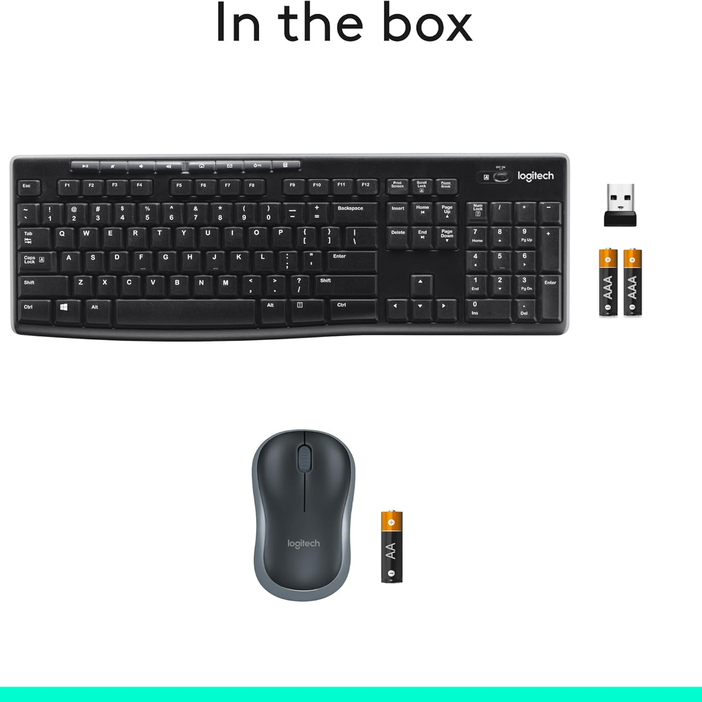 Logitech MK270 Wireless Keyboard and Mouse Combo