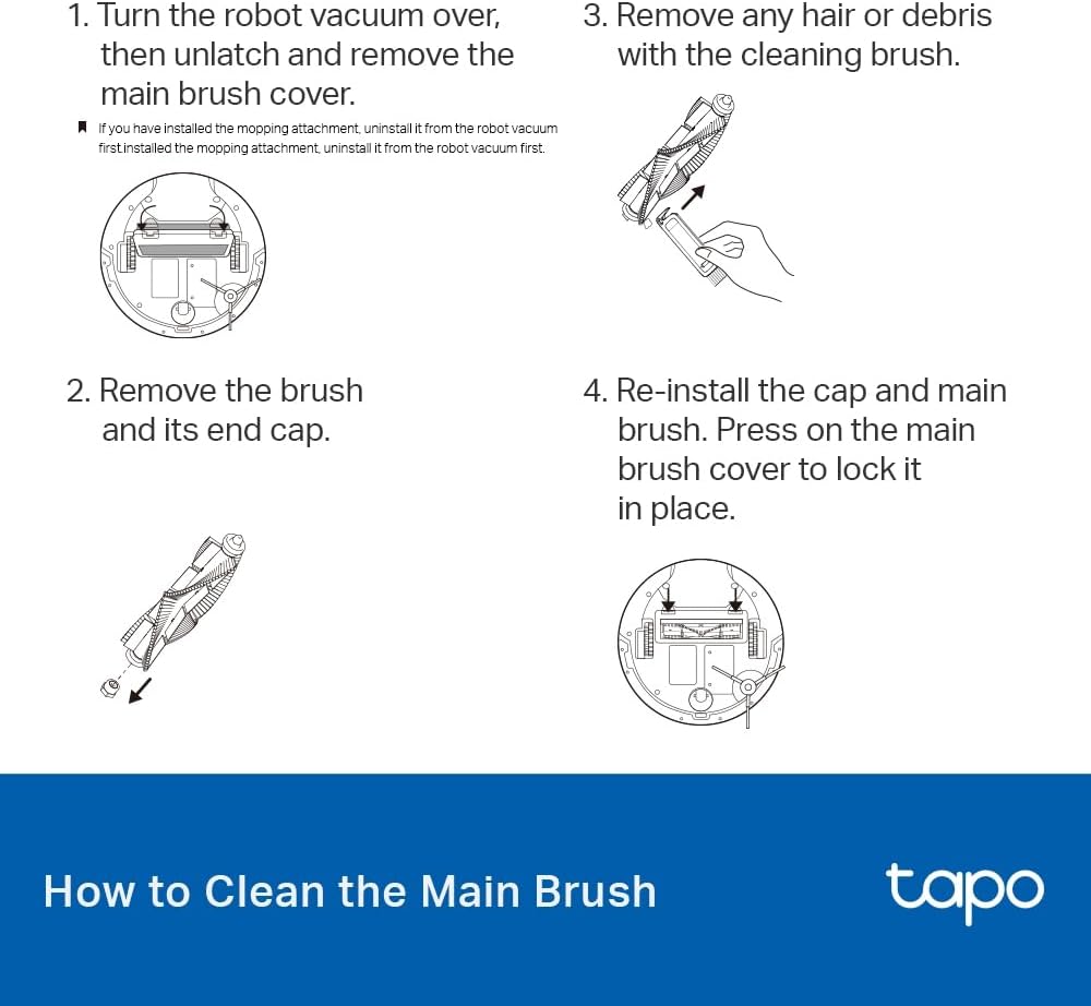 Tapo RVA102- Robot Vacuum Replacement Kit