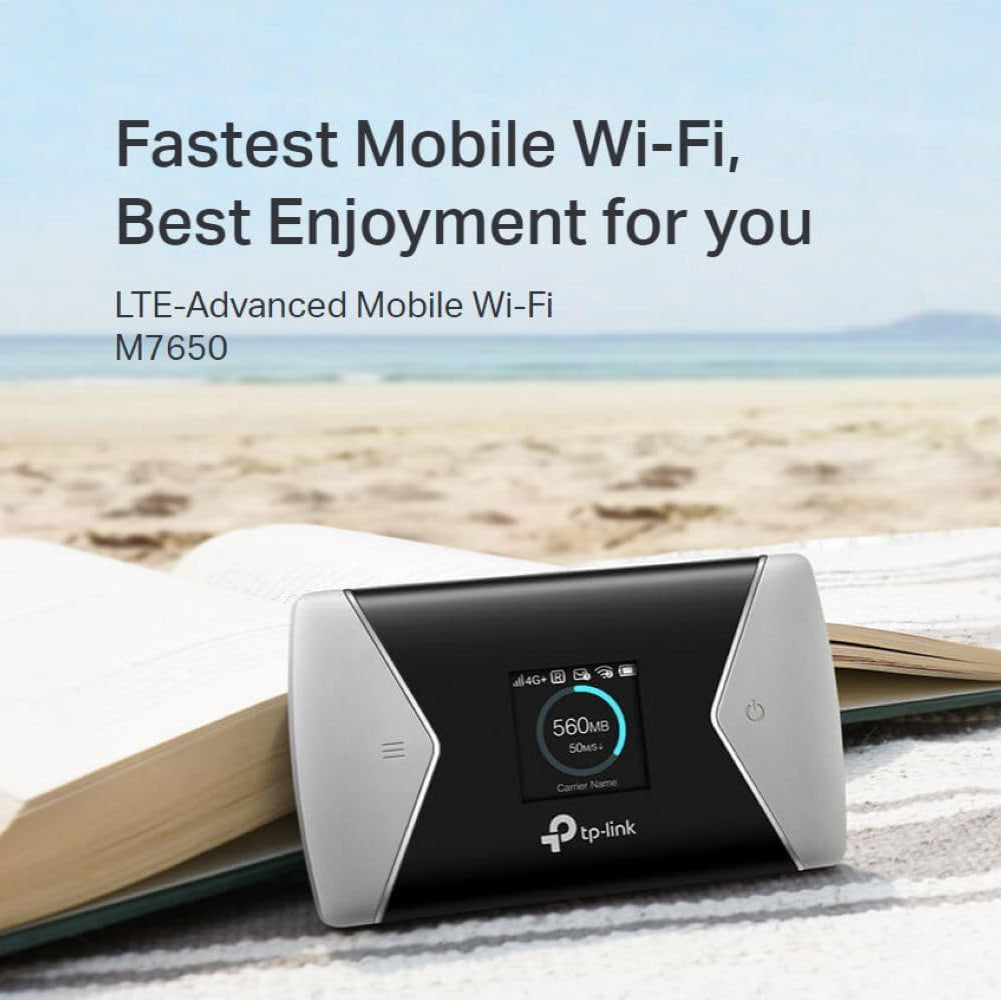 TP-Link M7650 | 600 Mbps LTE-Advanced Mobile Wi-Fi M7650