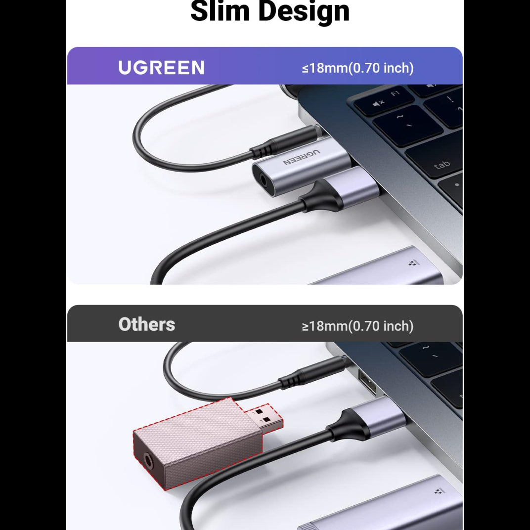 كرت صوت ستيريو خارجي USB من يوجرين / 80864