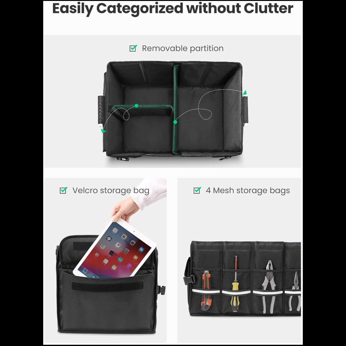 UGREEN Multifunctional Car Trunk Organizer Black / 80710