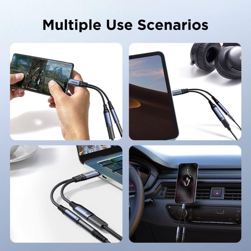JOYROOM SY-C02 Audio-Transfer Series 2-in-1 Audio Adapter 3.5mm + Type-C
