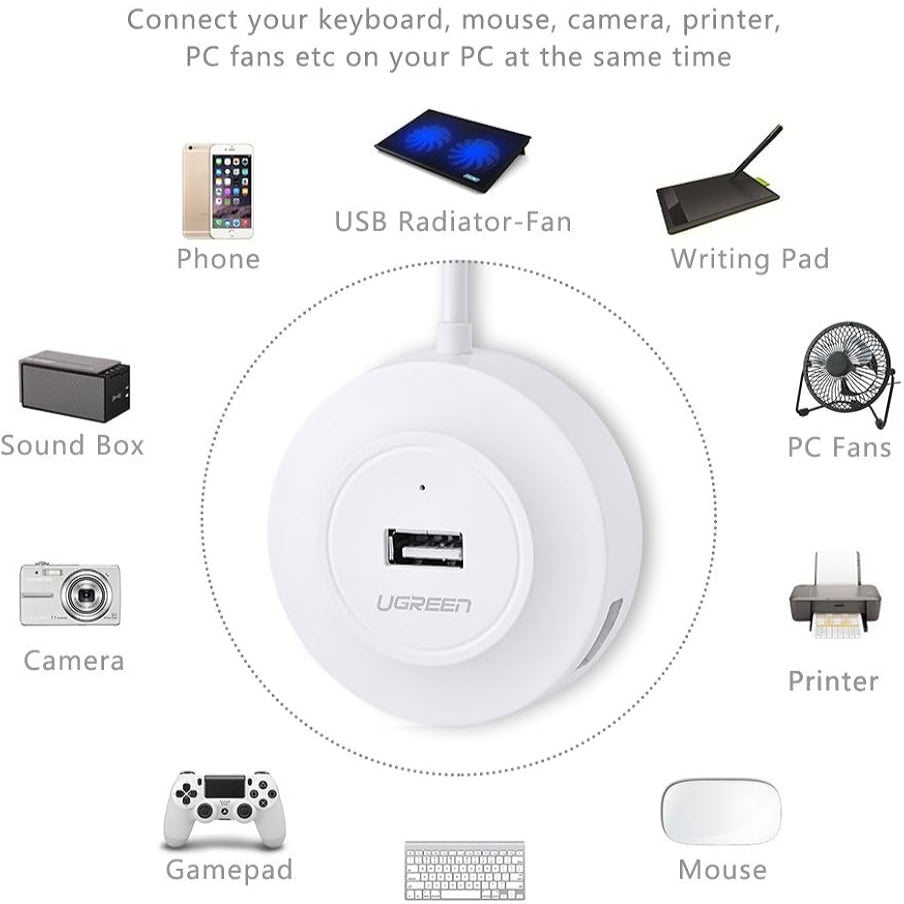 Ugreen HUB USB2.0 4x USB-A 480Mbps 1m / CR106