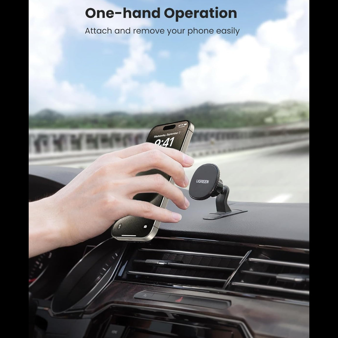 حامل هاتف مغناطيسي للسيارة | يوجرين | 80785