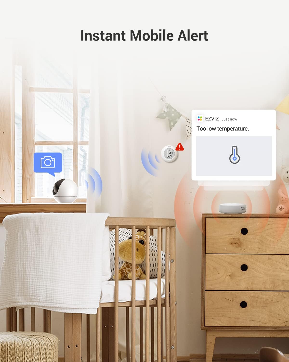 مستشعر حرارة ورطوبة ذكي | ايزفيز | T51C