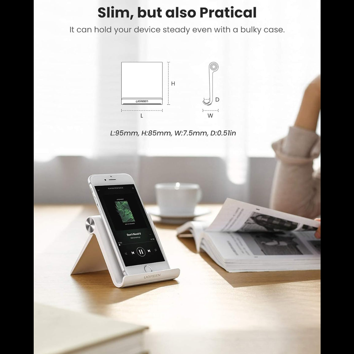 UGREEN Desk Stand Phone Holder Multicolor / LP106