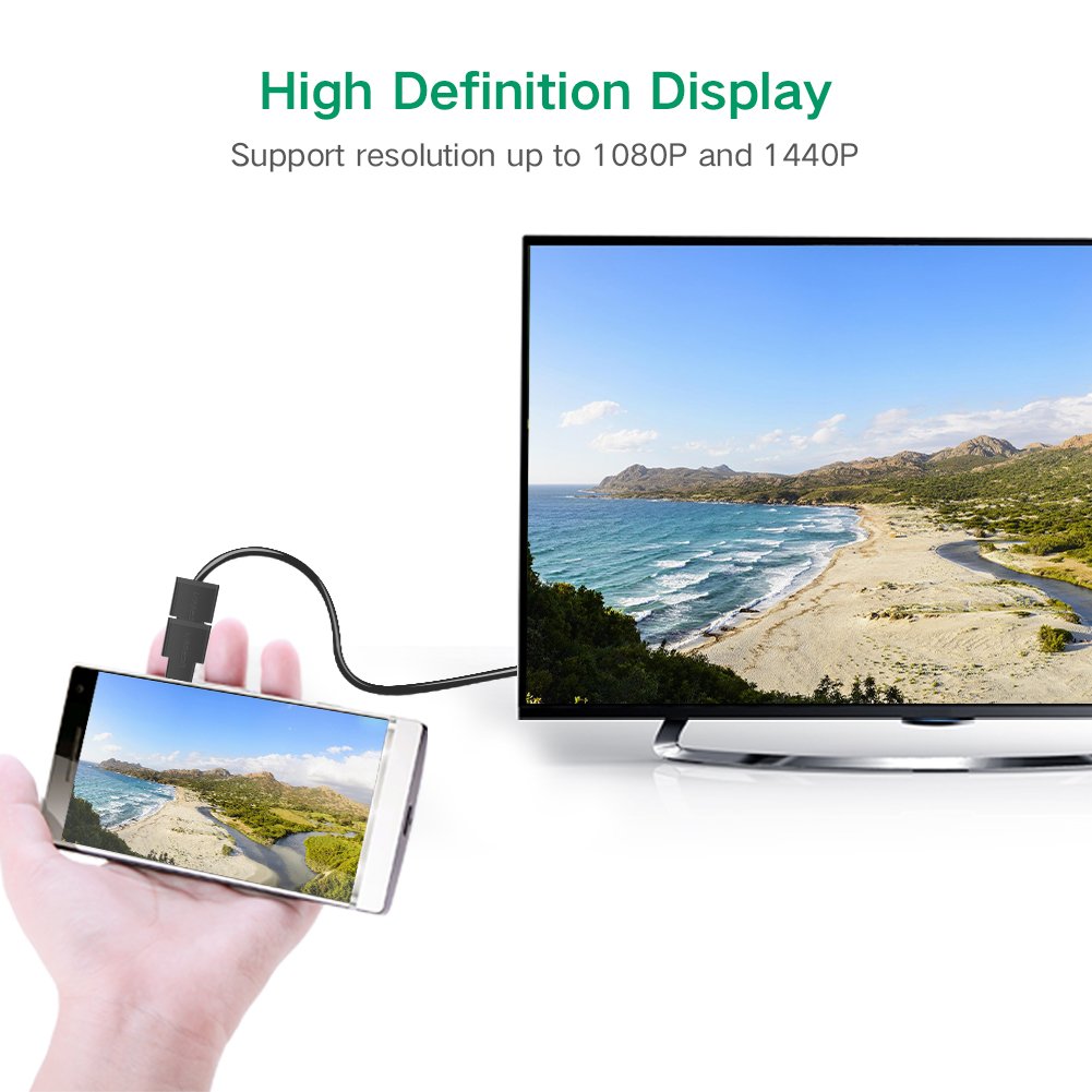 UGREEN Micro HDMI Male to HDMI Female Adapter (Black) / 20106