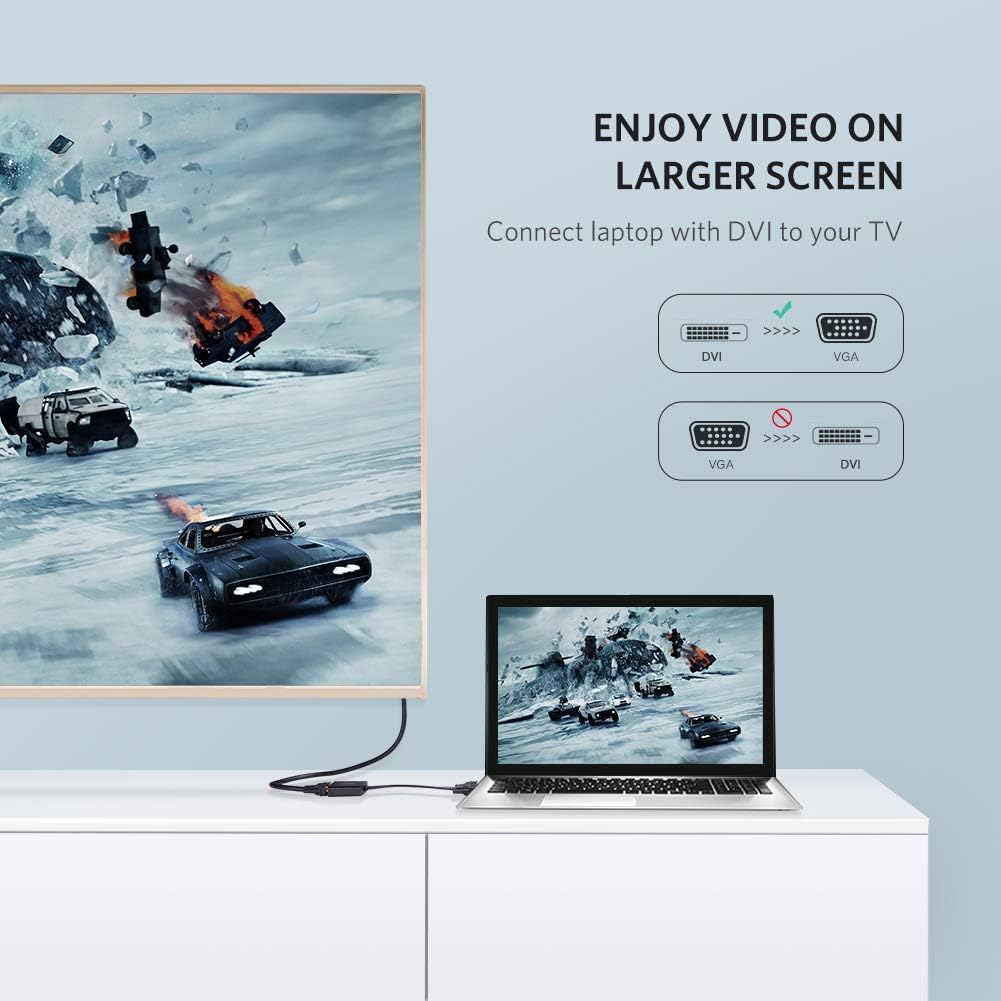 UGREEN DVI-D (24+1) Male to VGA Female Converter - 40259