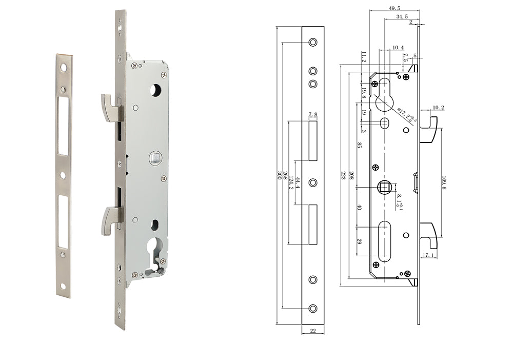 Smart Door Lock for Aluminum Door- SE64x