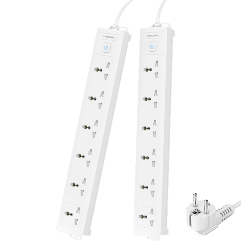 وصلة كهرباء لينكوم  6 مداخل (متعدد الخيارات اطوال الكوابل ونوع الفيش)
