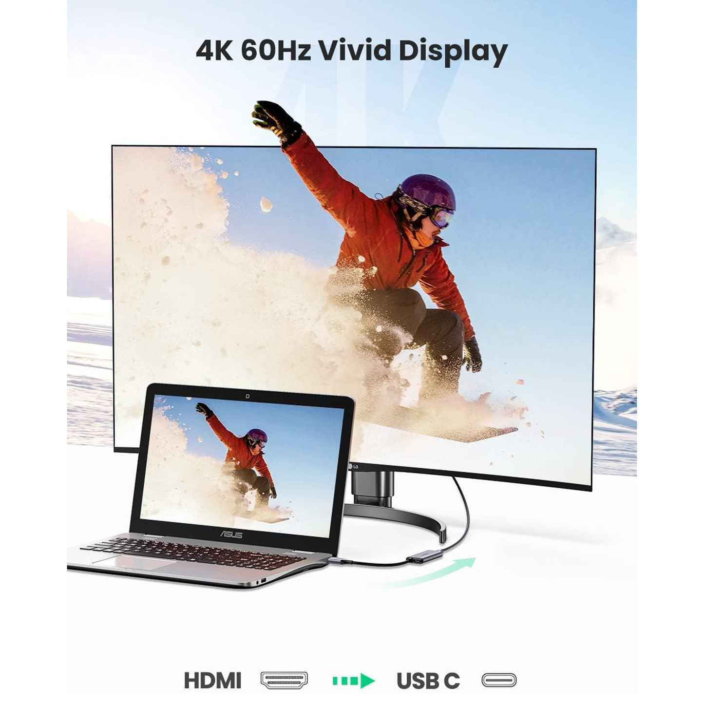 UGREEN HDMI to USB-C Adapter / 70693