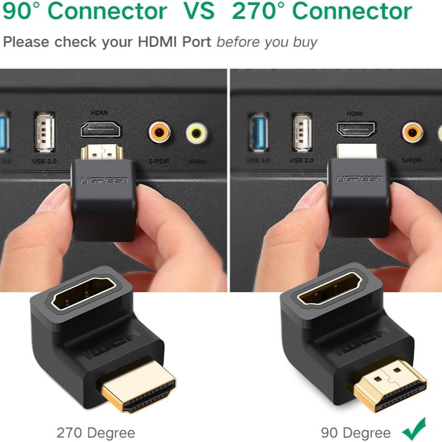 UGREEN HDMI Male to Female Adapter Down / 20109
