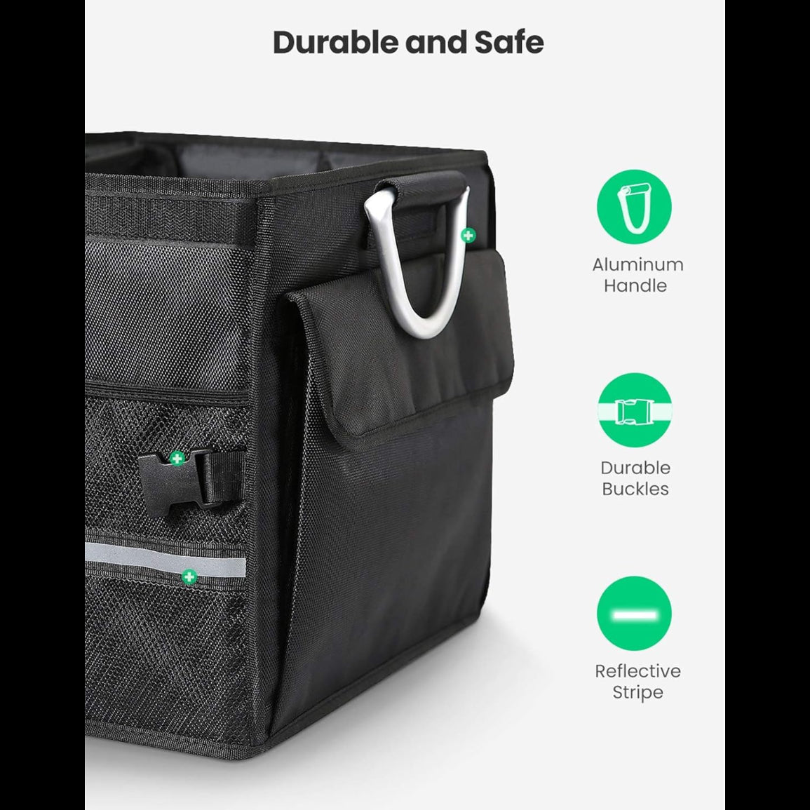 UGREEN Multifunctional Car Trunk Organizer Black / 80710