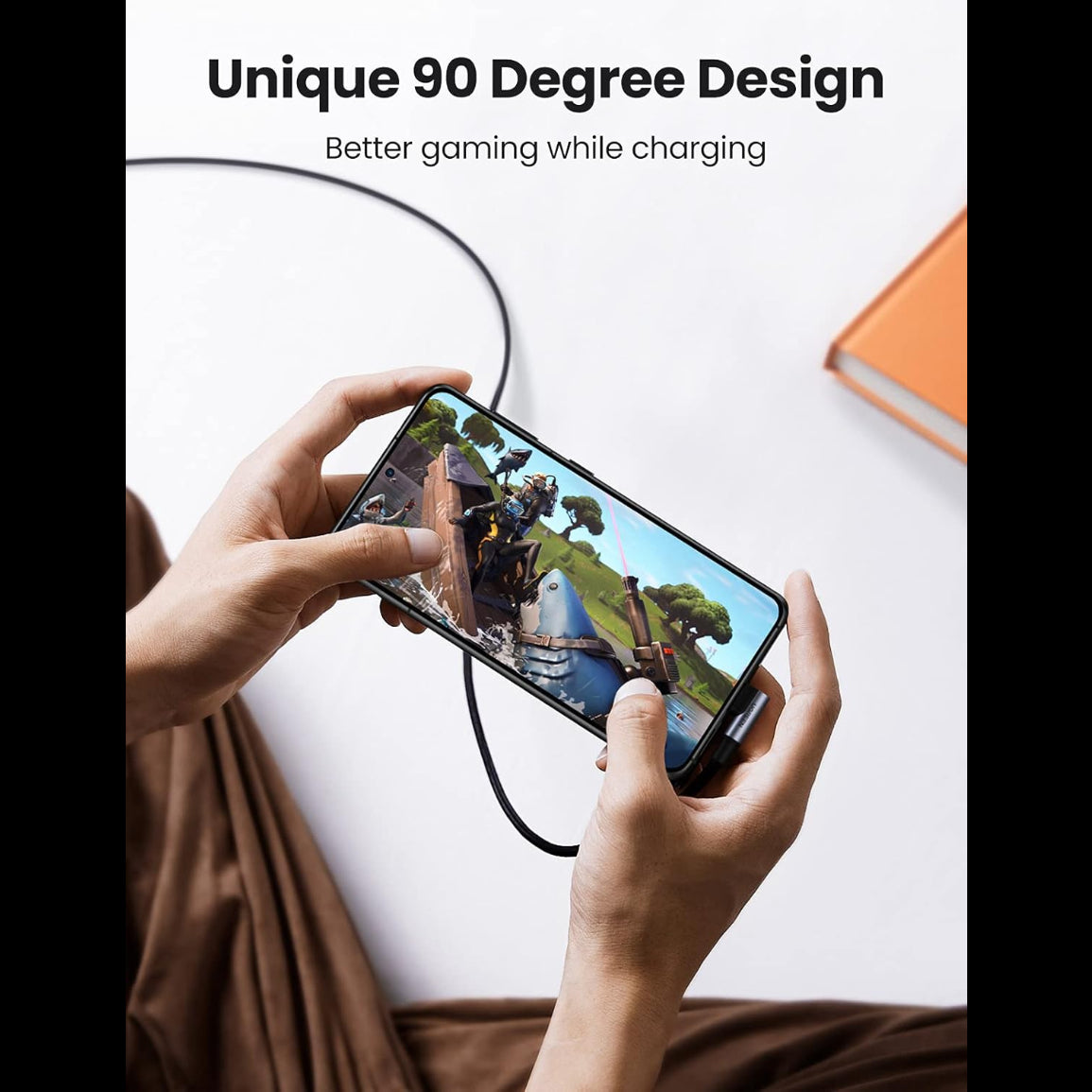 UGREEN 100W Right Angle USB C to USB C Fast Charging Cable / US334