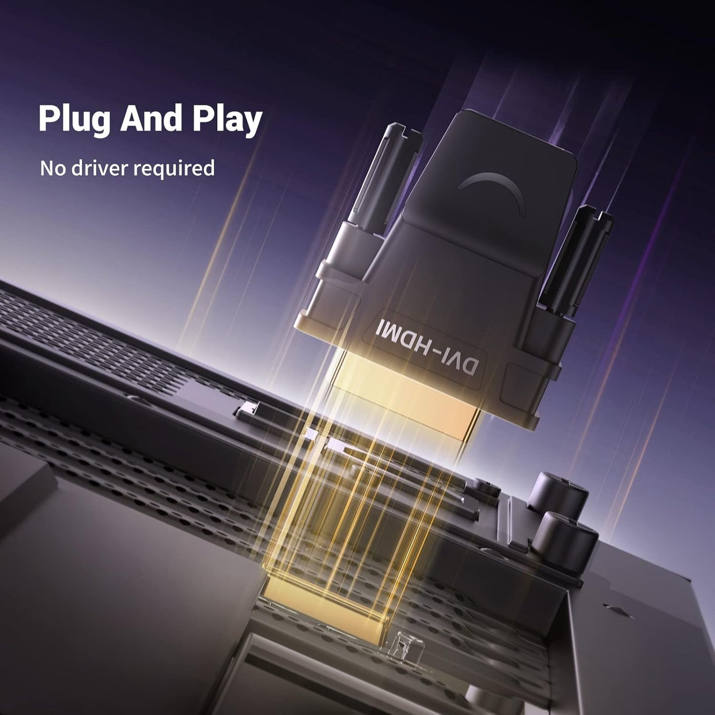 UGREEN DVI 24+1 Male to HDMI Female Adapter - 20124