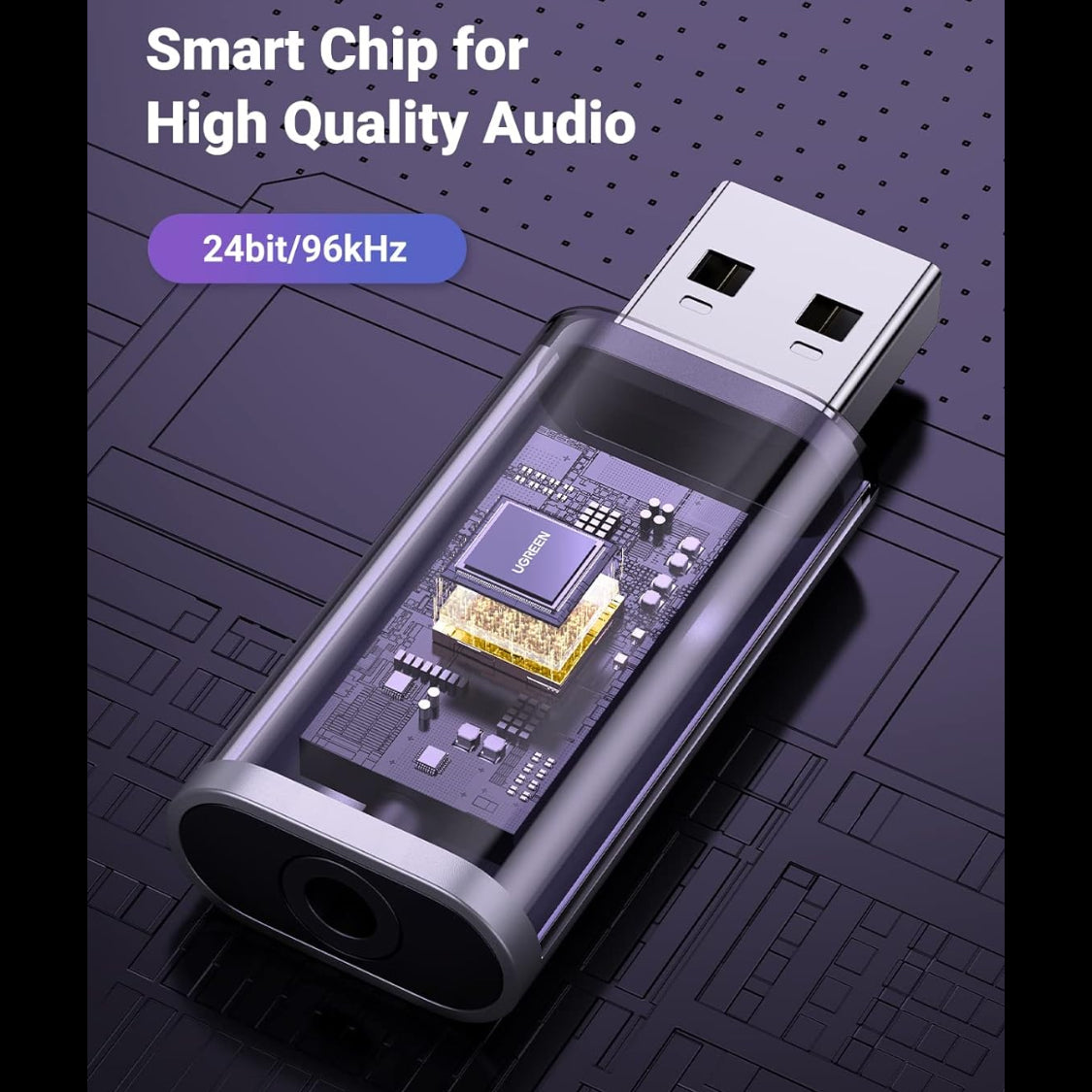 كرت صوت ستيريو خارجي USB من يوجرين / 80864