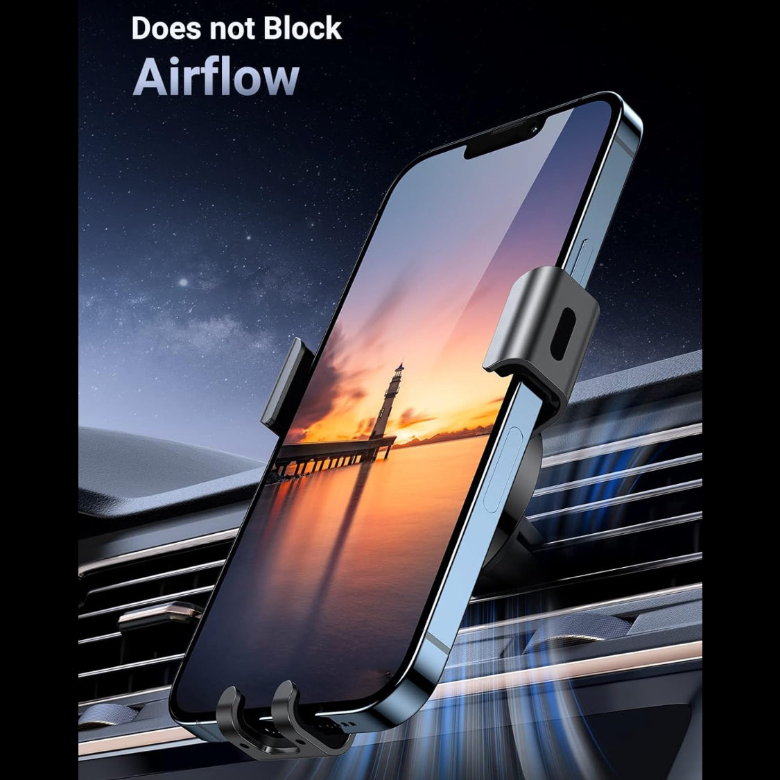 UGREEN Car Phone Holder Air Vent, Gravity Phone Mount Cradle Reliable Stable Hands-Free/40907