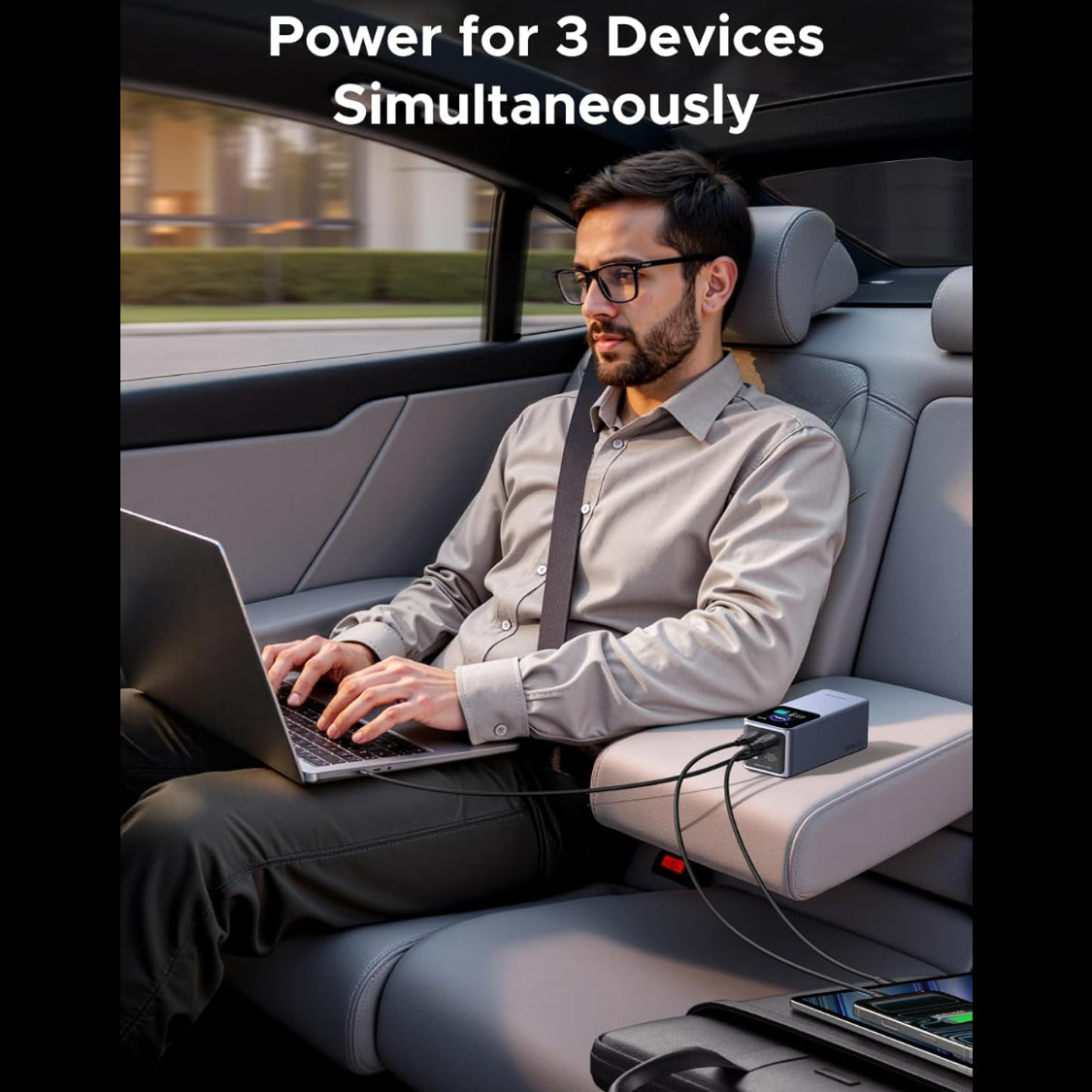 UGREEN Nexode 20000mAh 130W 3-Port Power Bank USB-C Charger / 35524B