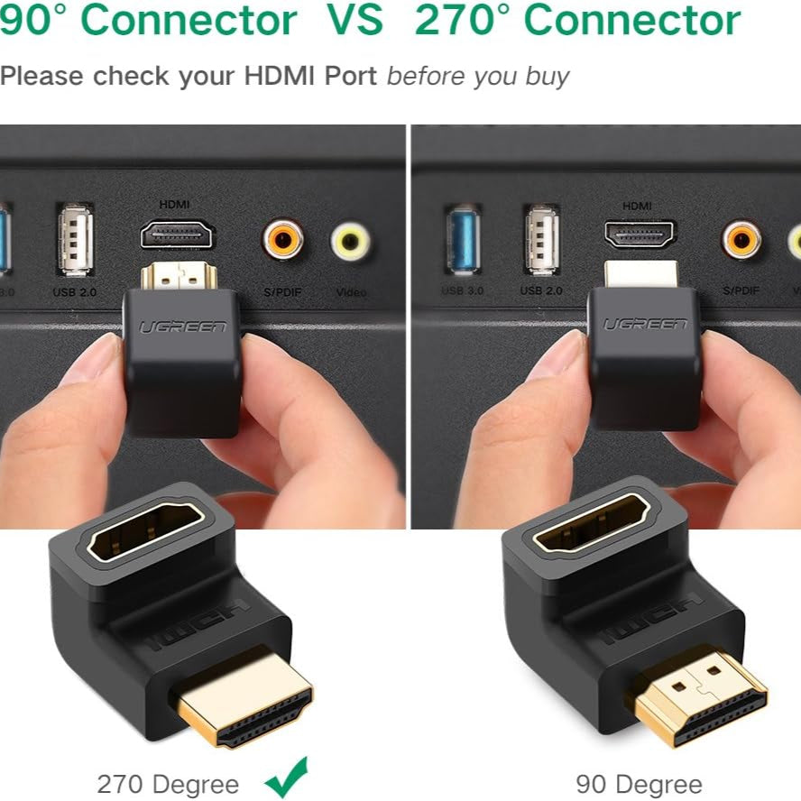 UGREEN HDMI Male to Female Adapter Up / 20110