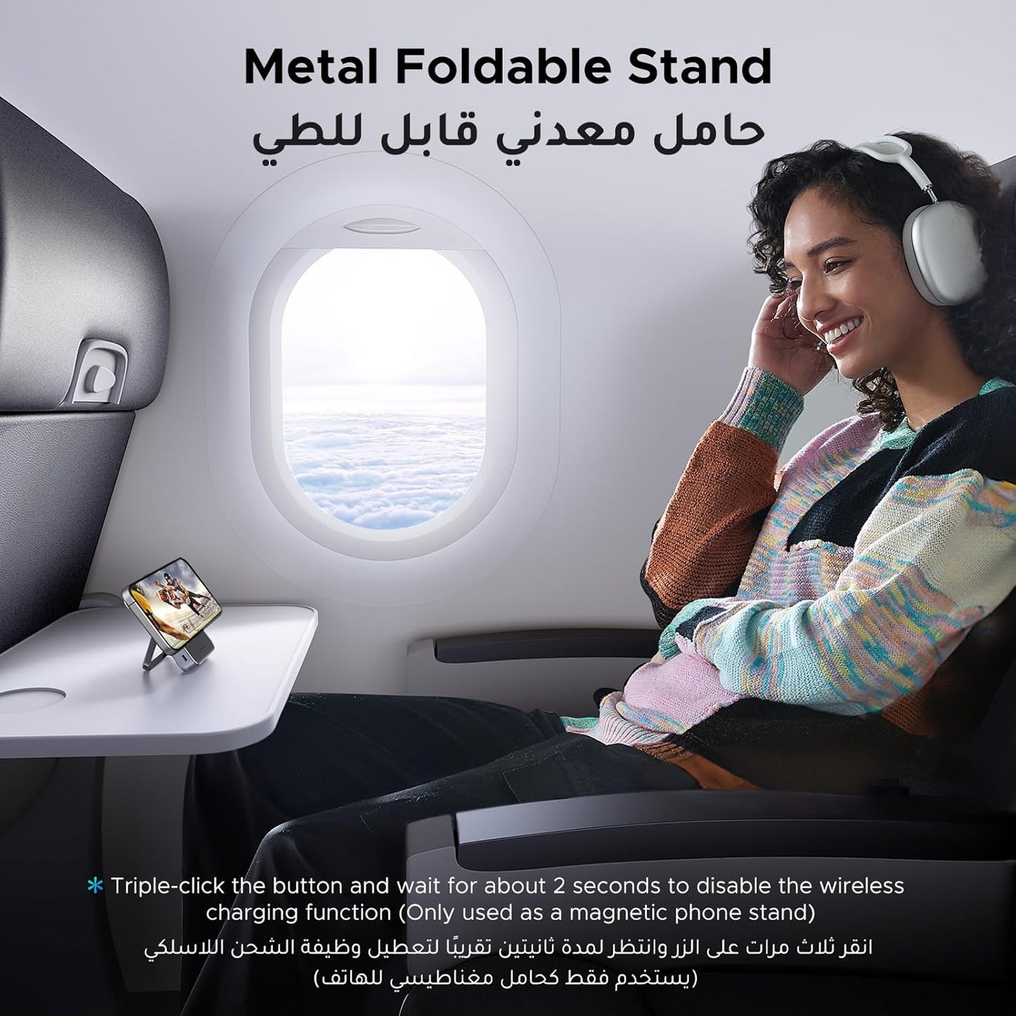 UGREEN Uno Magnetic Wireless Power Bank 10000mAh - Grey / PB764 -45329