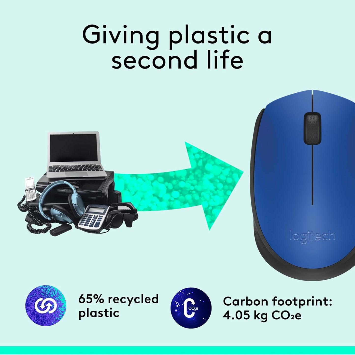 Logitech Wireless Mouse - Multicolor/ M170