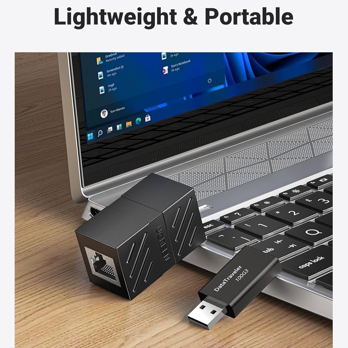 UGREEN RJ45 Network Keystone Jack Inline Coupler Female to Female 1pcs - NW114