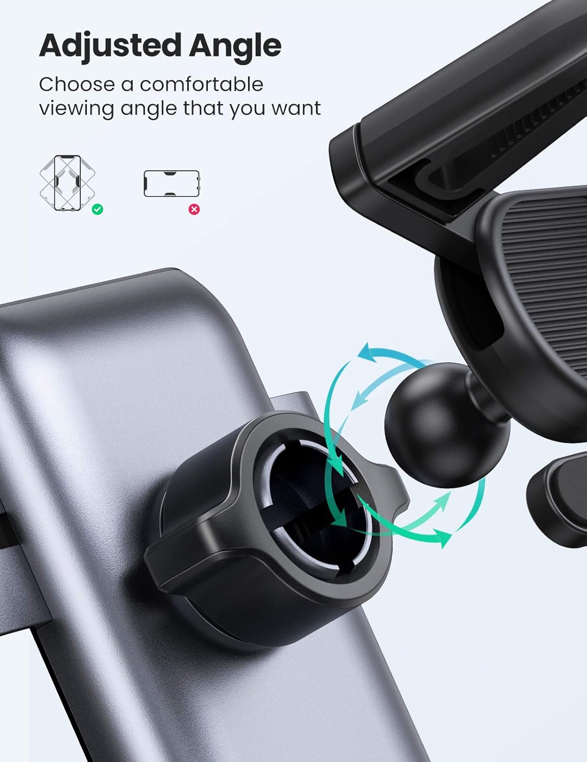 UGREEN Car Phone Holder ,Air Vent Gravity Mount / 30401