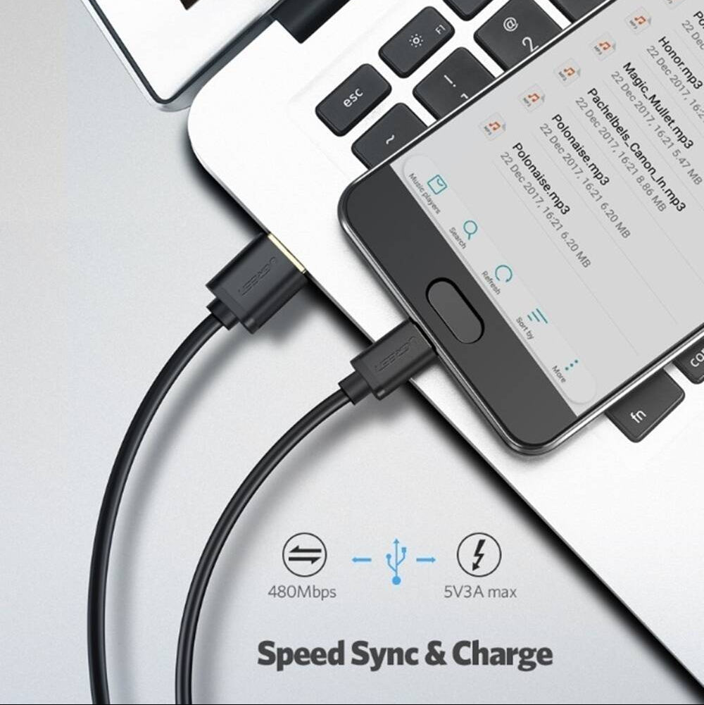 UGREEN US184 USB3.0A Male to Type-C male Cable Nickel Plating / US184