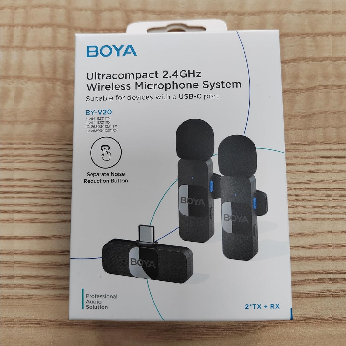 BOYA BY-V20 Ultracompact 2.4GHz Type-C Wireless Microphone System