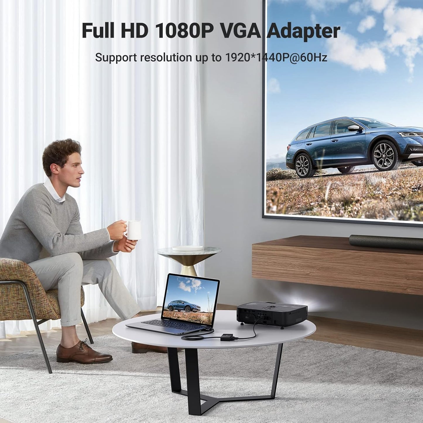 UGREEN VGA Male 2 Female Video Splitter Cable / 20918