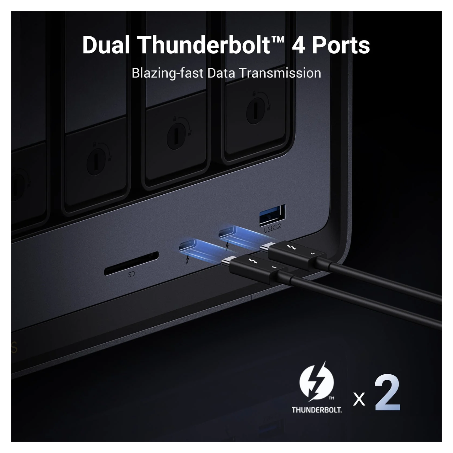 وحدة تخزين UGREEN المتصلة بالشبكة DXP8800 Plus (بدون أقراص) EU / 35127