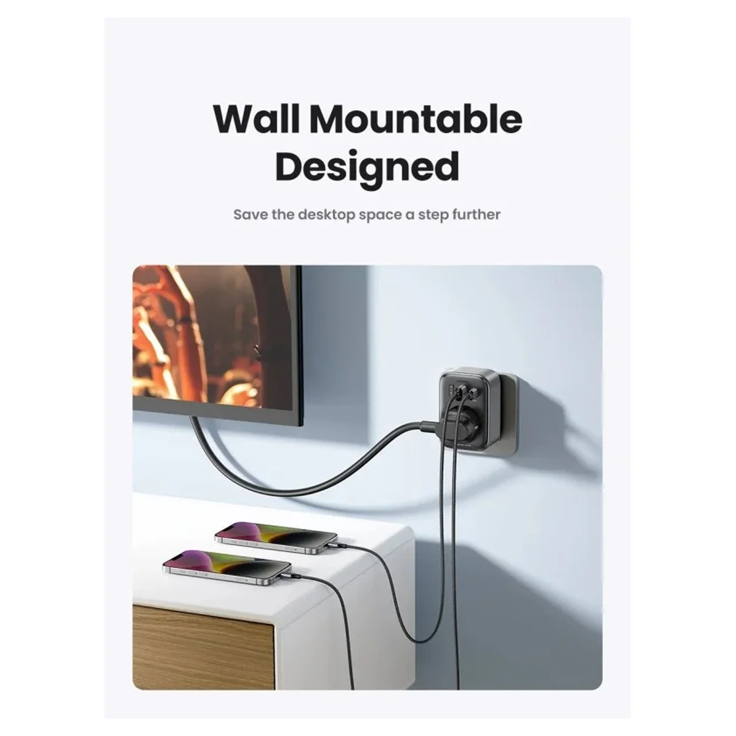 عظمة كهرباء يوجرين مخرج كهرباء و 3 منافذ شحن بقوة 30 واط  مدخل اروبي  / 90613