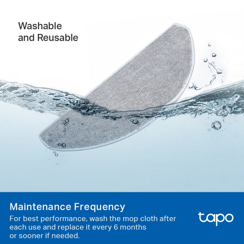 Tapo RVA301| Tapo Robot Vacuum Washable Mop Cloth