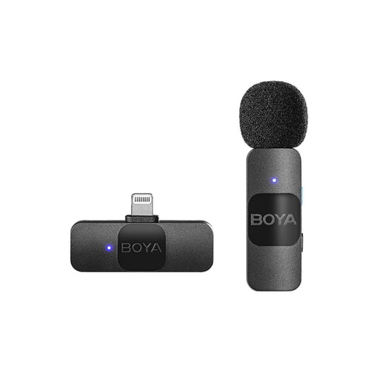BOYA BY-V1 Ultracompact 2.4GHz iPhone Wireless Microphone System (One Mic)